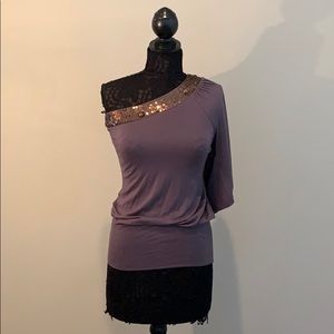 Arden B One Shoulder Blouse